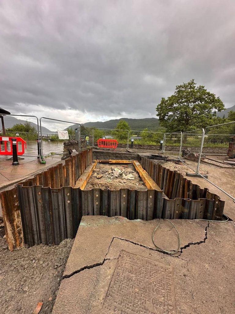Deep drainage excavation carried out by SWB Construction